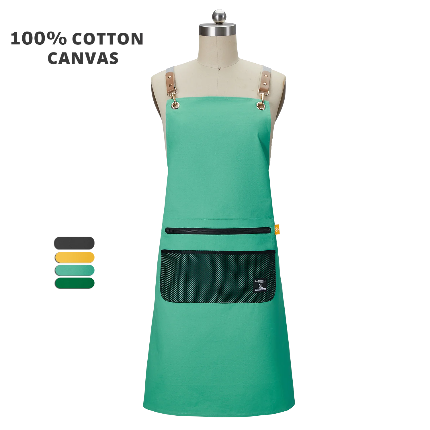 100% Cotton Kitchen Apron for Men Women Custom Coffee Waiter Chef  Professional Makeup Hairdressing Work Apron Barber Uniforms