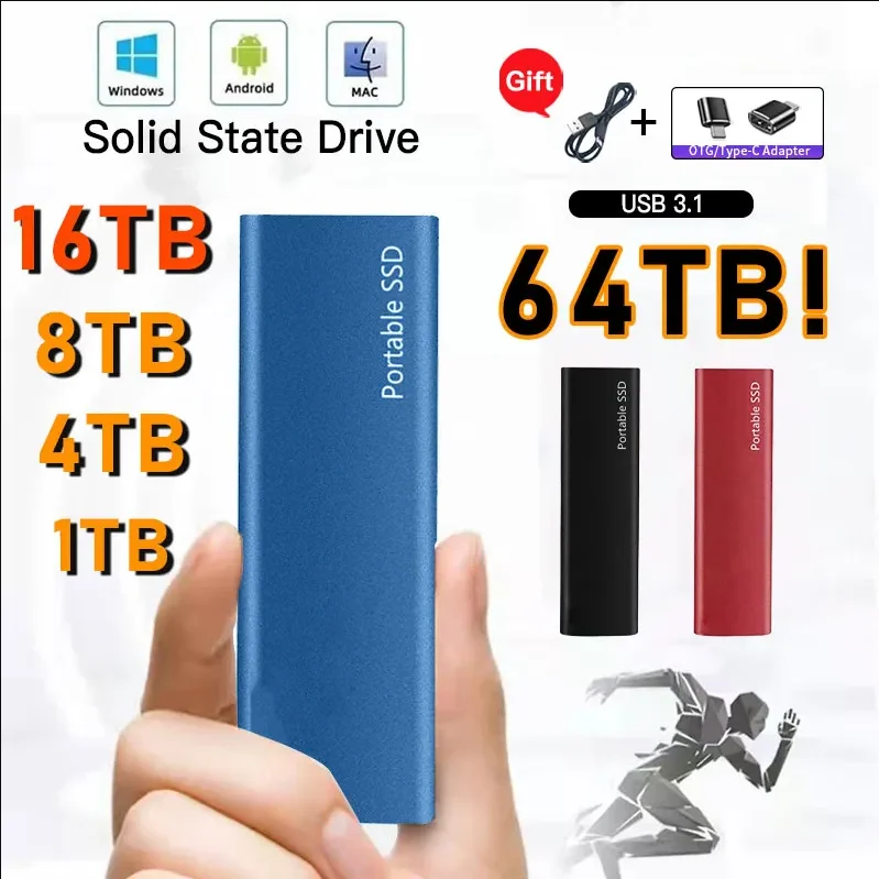 Solid State Hard Disk 2TB High Capacity SSD USB3 1 Type C High Speed solid-state-hard-disk-2tb-high-capacity-ssd-usb3-1-type-c-high-speed