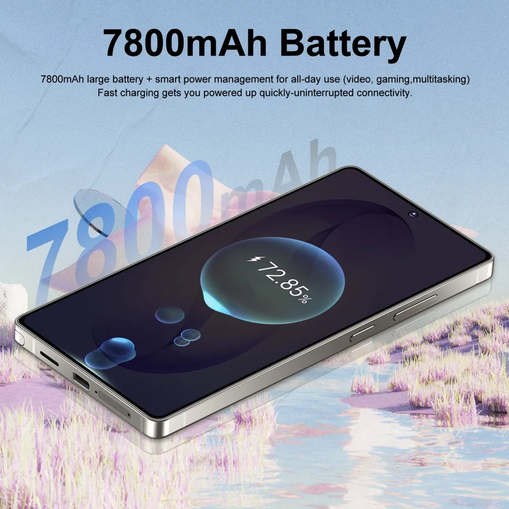 Pellicola protettiva per cellulari HD utilizzata per SMS 25 Ultra 7.3HD Accessori per telefoni cellulari Pellicola per smartphone da 7800 mAh Android 5G originale - immagine 5