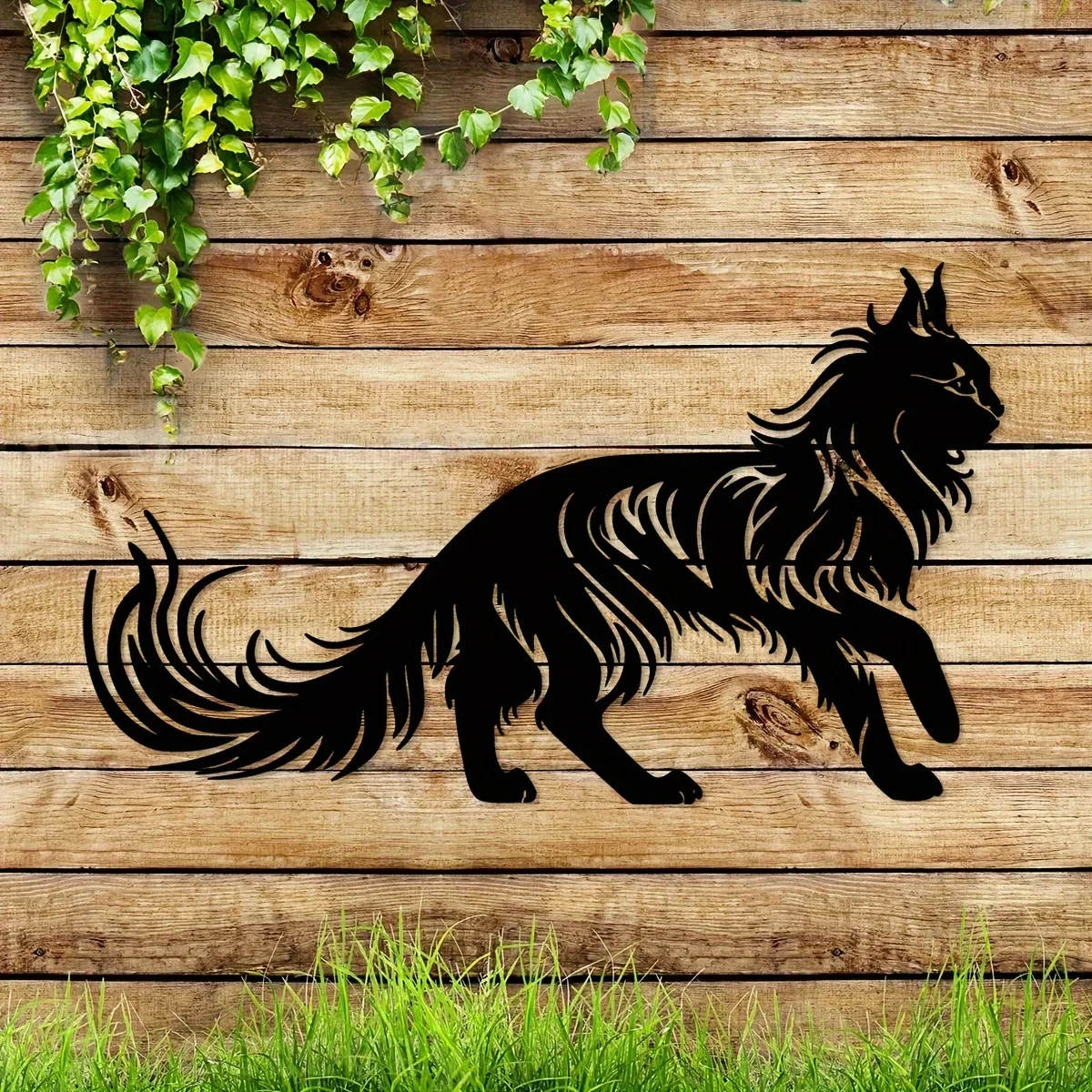 

Creative Animal Iron Crafts, Indoor Decoration, Great For Living Room Bedroom, Hallway, 11.81*6.95inch,Outdoor Wall Decoratio