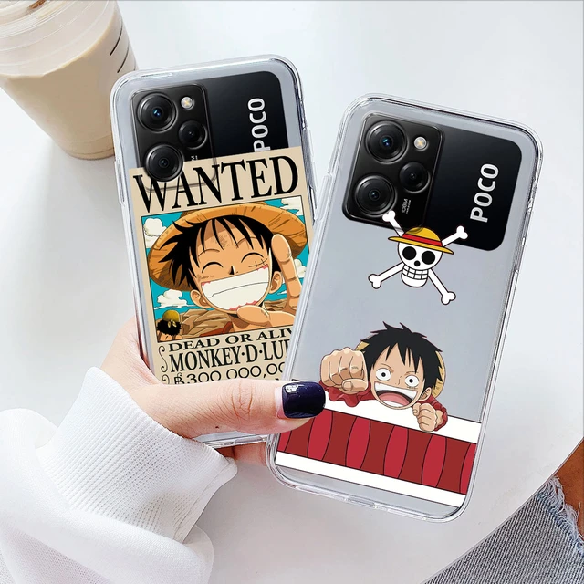 Luxury Anime O-One Pieces Phone Case For POCO X5 X 5 Pro 5G Fundas  Transparent