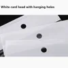 200pcs Self Adhesive Seal OPP Bags with White cardboard and Hanging Holes - Transparent Plastic Poly Bag Jewelry Gift Packaging 4