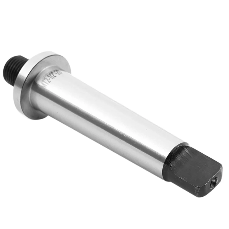 Morse Taper Adapter 2Mt Shank to 1/2 Inch-20 Threaded Drill Chuck Arbor Hardened Morse Taper Mt2 Adapter