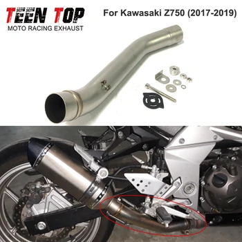 Tubo Di Scarico Centrale 51 Mm Per Kawasaki Z750 2004-2008 E Z800 2013-2016, In Acciaio