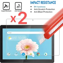 Protecteur d'écran pour tablette Lenovo, 2 pièces, couverture complète en verre trempé, 10.1 pouces, TAB M10