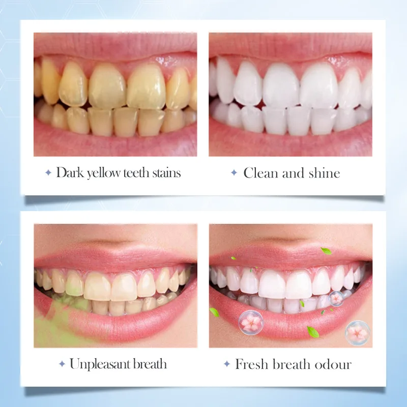 Sakura Flavor Solid Toothpaste Tablets Healthier Teeth Gums Teeth Whitening Remove Smoke Stains Fresher Breath Oral Care teeth whitening essence teeth whitening product teeth health product