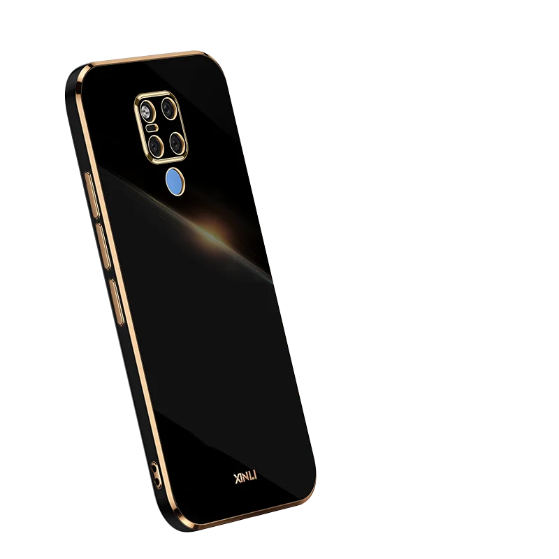 Luxury Square Plating Shockproof TPU Silicone Case
