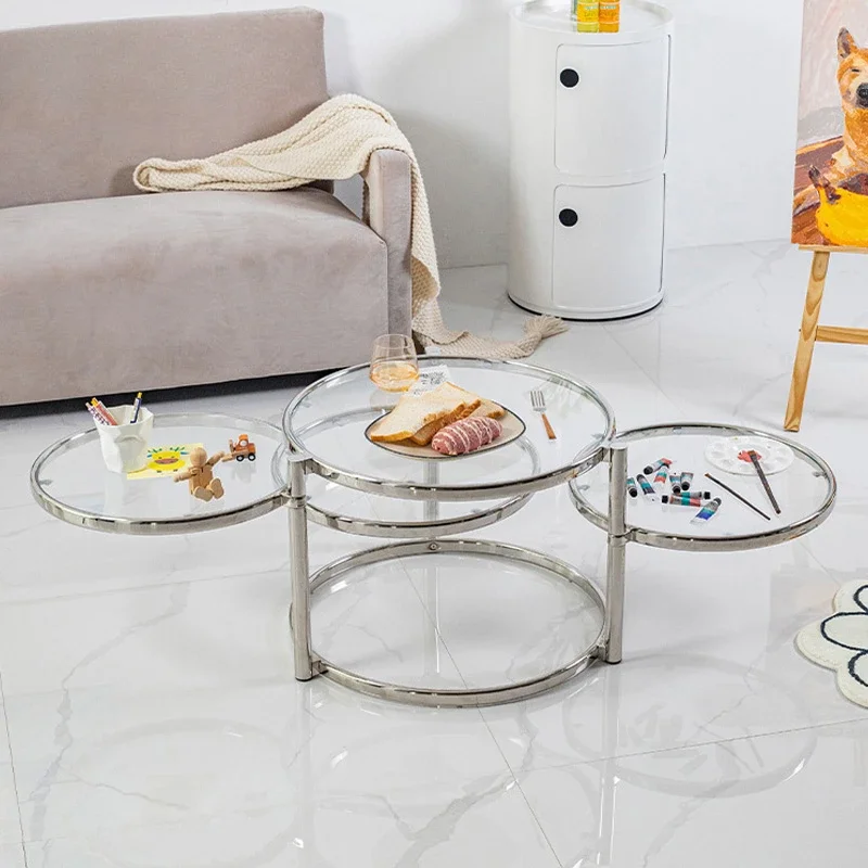 

Industrial Vintage Coffee Table Italian Design Aesthetic Kitchen Outdoor Balcony Coffee Table Luxury Mesa Auxiliar Room Table