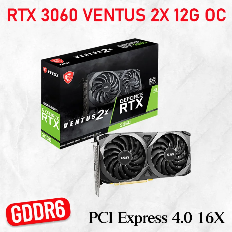 MSI GeForce RTX 3060 VENTUS 2X 12GB OC