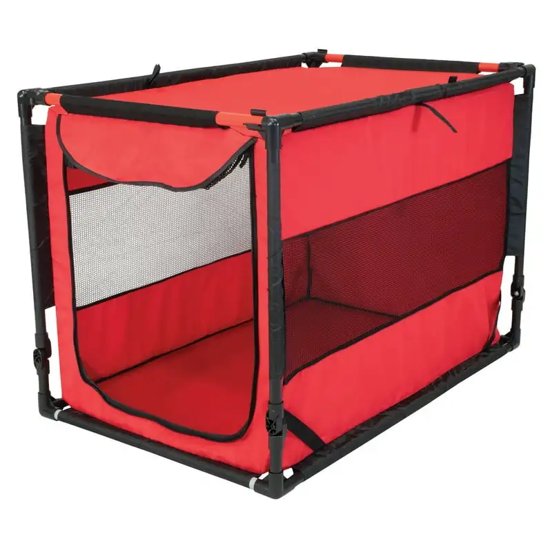 

Portable Dog Kennel, Red Guinea pig accessories Bunny supplies Pooper scooper Hamster sand bath Litter box for rabbit Bunny acce