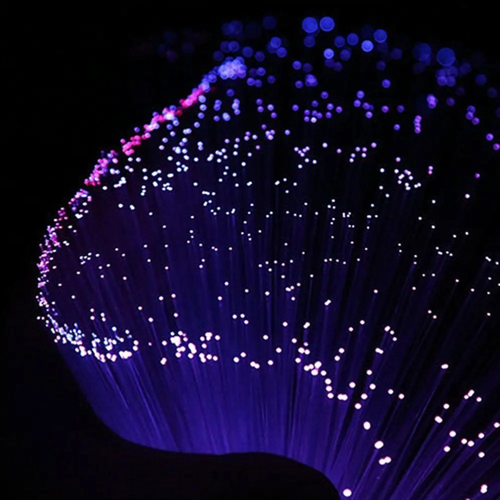 Led Multi Colour Changing Fiber Optic Fountain Night Light Lamp Home Decoration Luminous Toys Sleep Light Luminous Toys