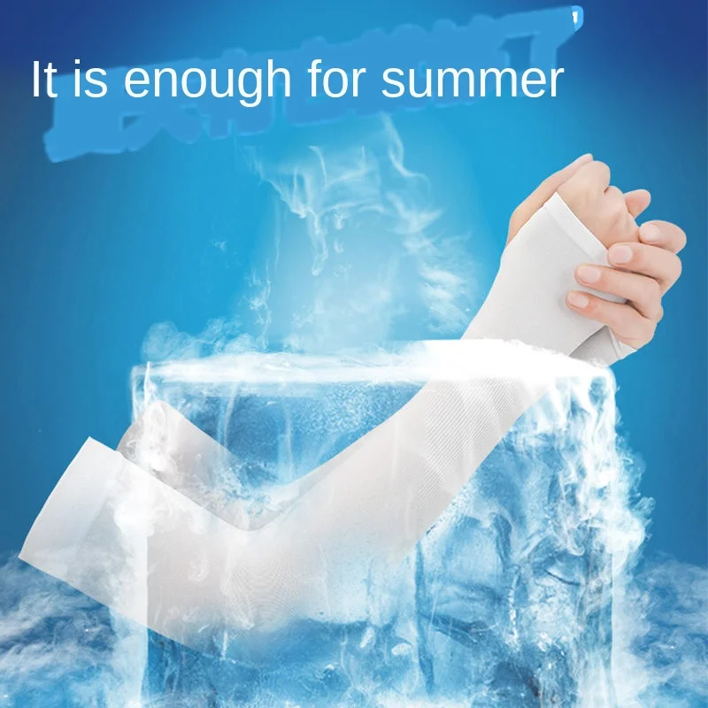 Summertime UV Protection Cooling Arm Sleeves