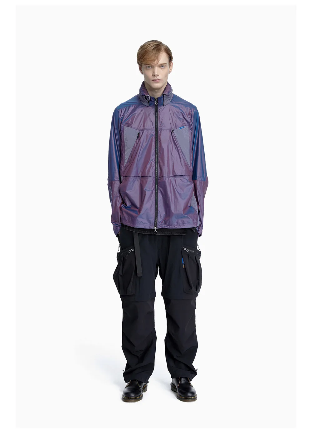 Reindee Lusion 23ss Light breathable UV protection jacket high collar shape adjustable hood techwear gorpcore