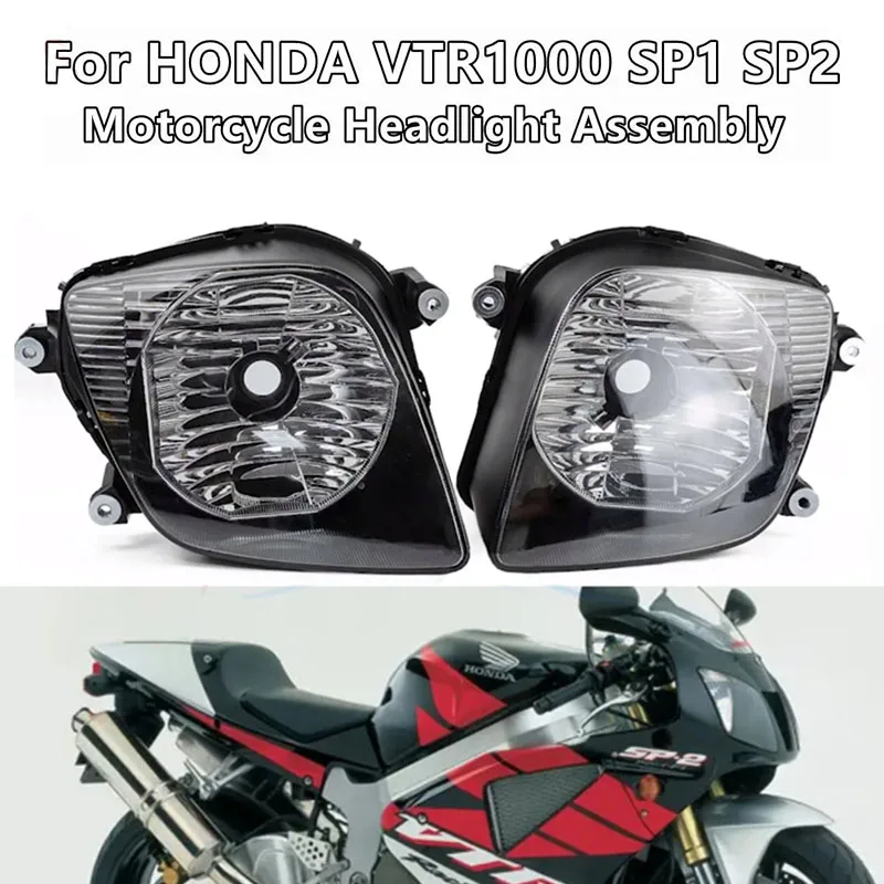 Gruppo Faro Moto Per Honda Vtr1000 Sp1 Sp2 Vt 1000Rc 2000-2006 2001 2002 2003 2004 2005 Vtr 1000 Sp1 Sp2 Faro