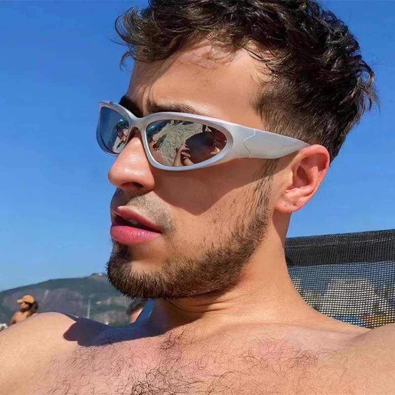 Y2k New Punk Sports Sunglasses For Men Women Luxury Brand Designer Sun Glasses Men's Fashion Vintage Shades  Goggle Eyewear