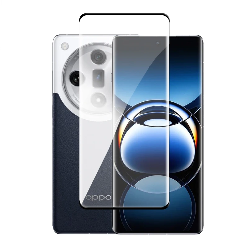 Premium 3D Full Cover Curved Screen Protector and Lens Film, Tempered Glass