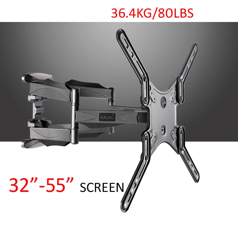 DL-M5 32"-55"42"50" 6 arm VESA400X400 200X200 retractable full motion  LCD TV mount wall movable arm bracket  tv lift mechanism