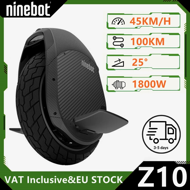 Fruitig smal Ijver Eu Voorraad Originele Ninebot Door Segway Een Z10 Elektrische Eenwieler 45  Km/h Max Snelheid Een Wiel Zelf Balans Elektrische Scooter z10| | -  AliExpress