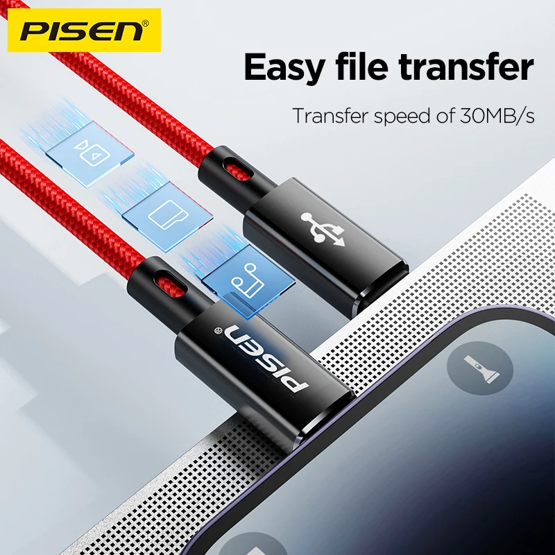 Pisen Cable Type-C Fast Charging iPhone