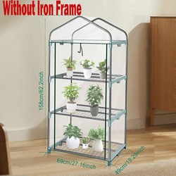 4 - Tier Walk - In Garden Greenhouse with Transparent Cover and Weatherproof Design (4 Tier)