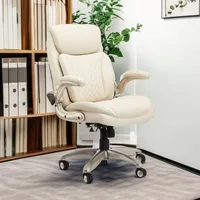 Ergonomic Desk Office Chair, Flip-up Armrests, Adjustable Height 1