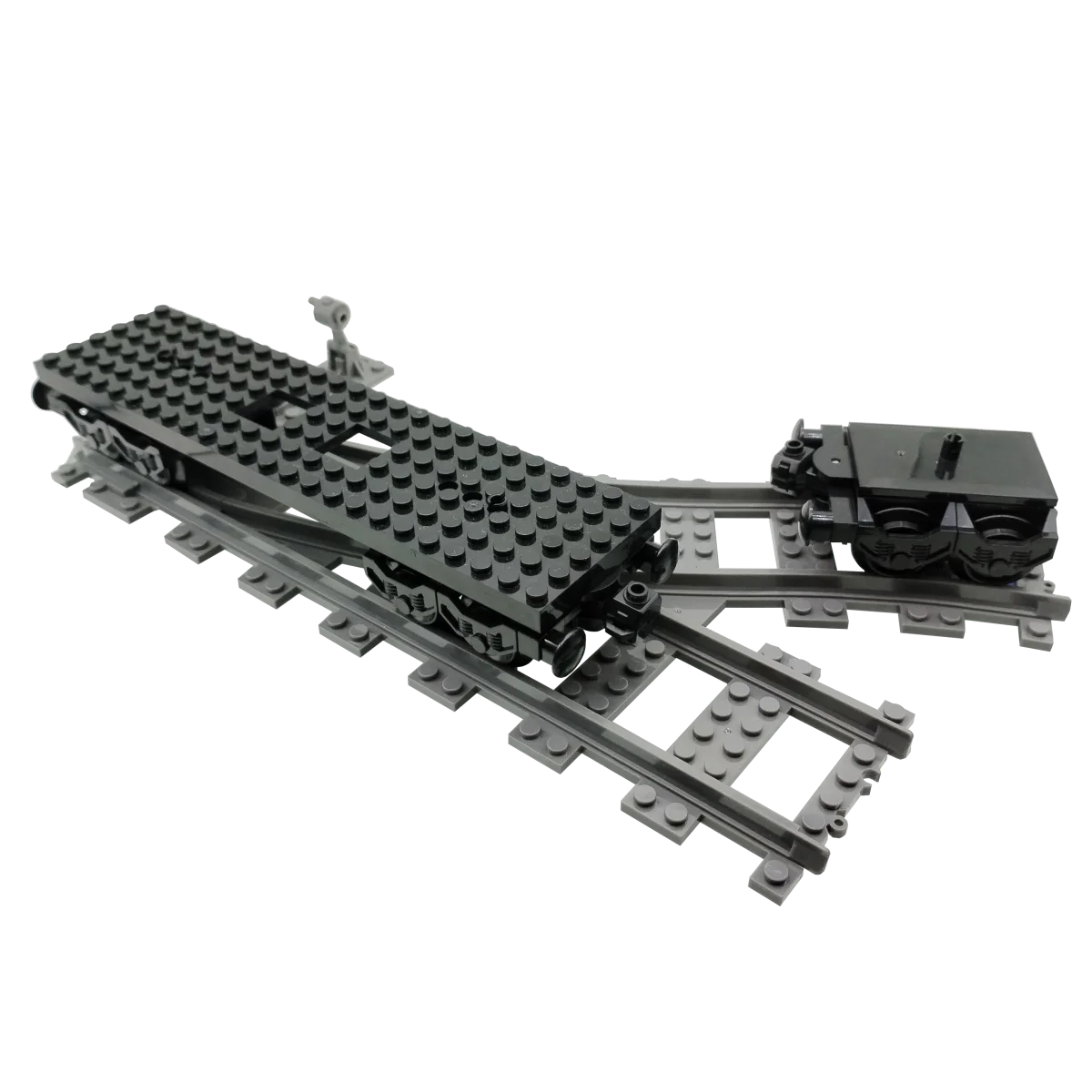 Stadtbahn Technische Bausteine 6x24 Basis Passagier- und Güterzug Magnetisch Verbindbare Räder und Waggons Kreatives Spielzeug – Detail 13