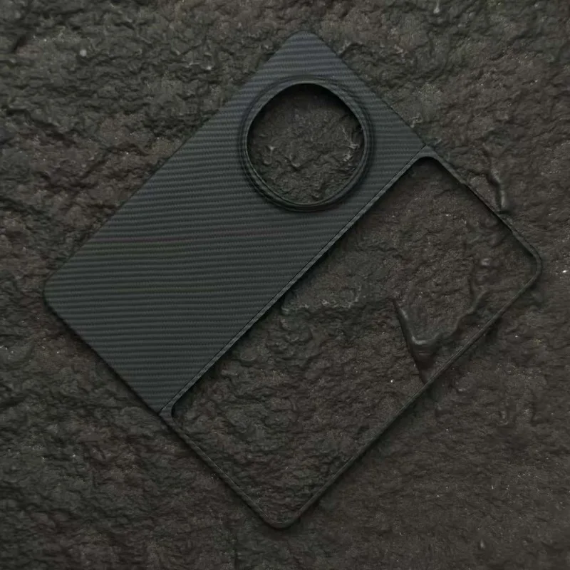 Ultra-Thin Real Carbon Aramid Fiber Folding Phone Case