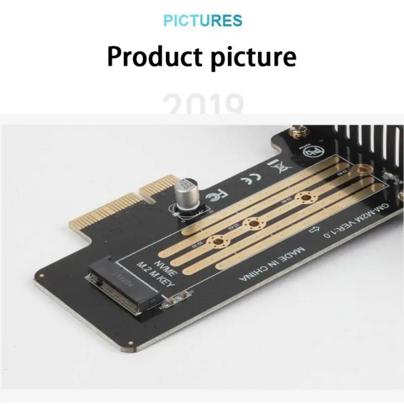 Tishric  ī  , ̴  ũ,  ̽ , Mb Key Nvme Ngff to Pcie 4x ޴ M.2 Ssd Sata LED