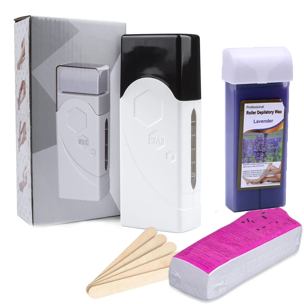 Paraffin Roller Wax Heater Roll on Cartridge Hair Removal Wax-melt Machine Depilatory Epilator Wax Warmer SPA Kit Waxing Paper wax heater hair removal wax hard wax beans hair removal tool