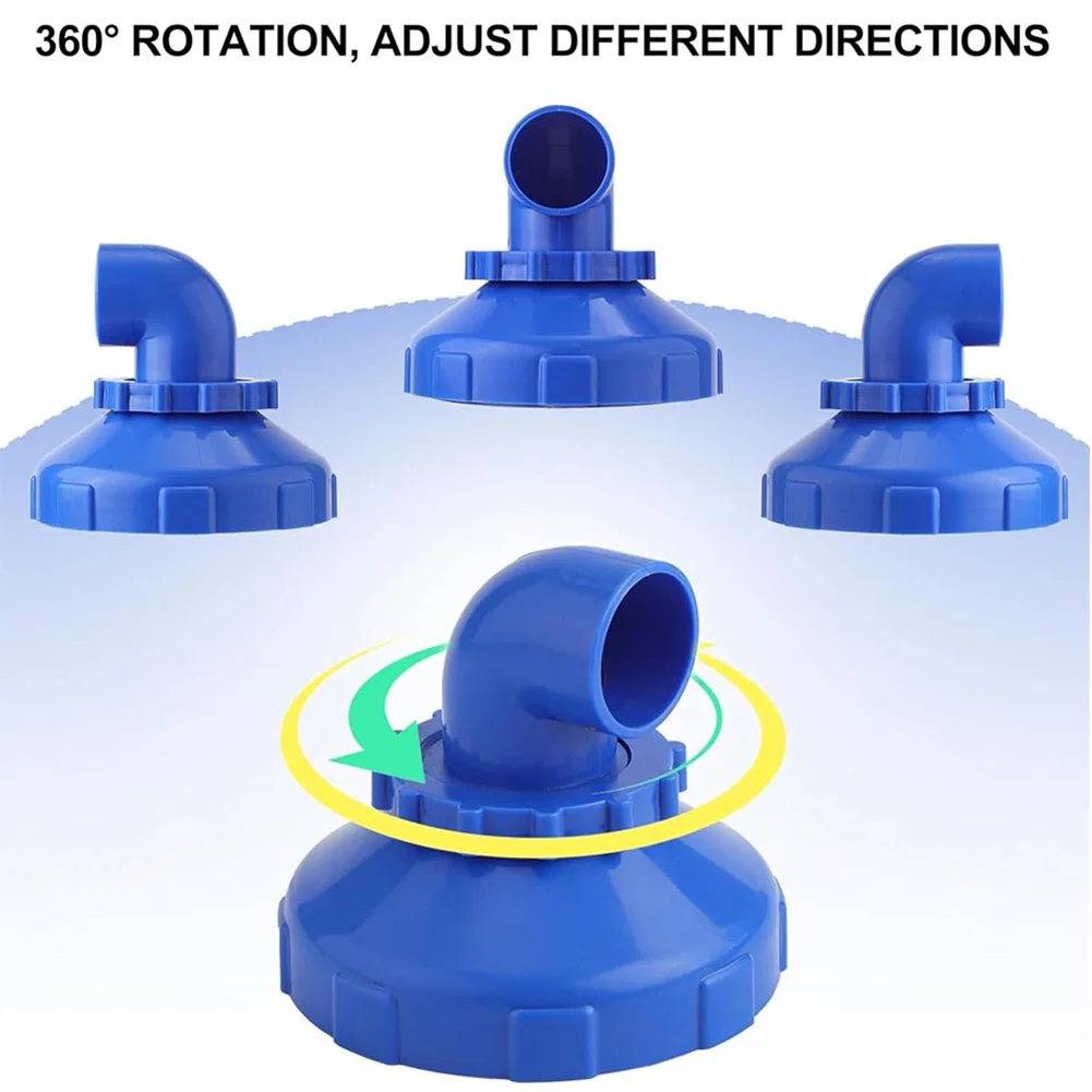 Pool Jet Nozzles 360 Degree Rotatable Pool Inlet Nozzle Pool Jet Nozzle Replacement for Intex Outlet Pool Nozzles Pool Accessory