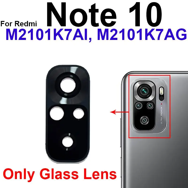 Premium Back Camera Glass Lens Frame with Adhesive