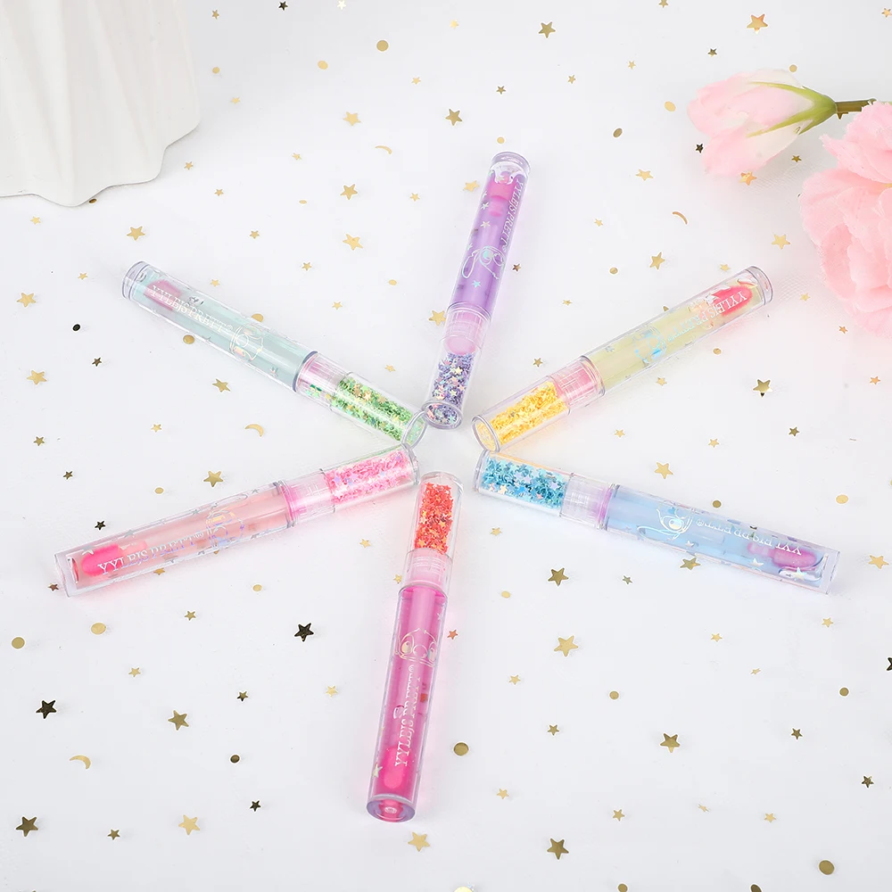 48Pcs Cartoon Shiny Lip Oil Lip Gloss Set Lip Tinted Girls Woman Natural Waterproof Moisturizing Lips Makeup Set 4