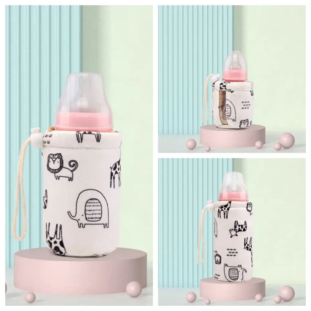 Insulation Bag Baby Feeding Milk Warmer Baby Bottle Stroller Hang Bag Mommy Clutch Bag Bottle Holder Stroller Accessories