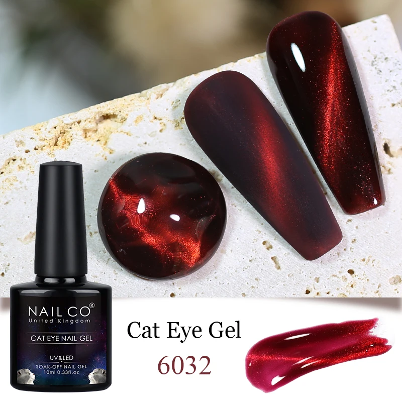 NAILCO Transparent Cat Eye Gel polish Crystal Magnetic Gel