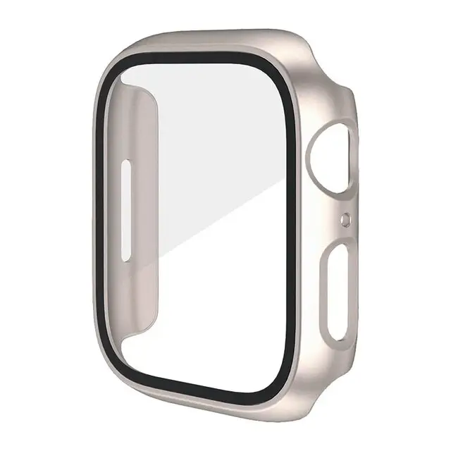 Tempered Glass+cover For Apple Watch 9 8 7 41mm 45mm 42mm 38mm PC bumper Screen Protector Case iWatch series 6 5 4 se 44mm 40mm - Image 32