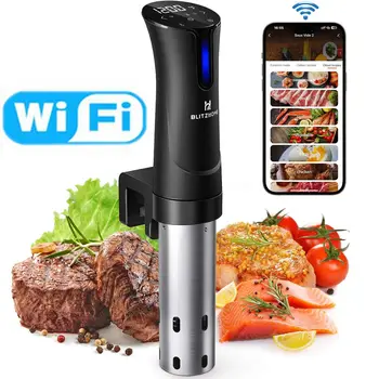 Sous Vide Machines 1100W Smart Wifi Devices Kitchen Home-Appliance Sous Vide Cooker Durable Immersion Circulator Precise Cooking 1