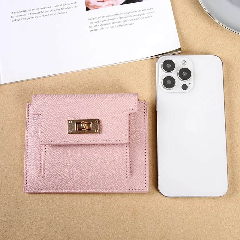 New Solid Color High Appearance Storage Wallet Fashionable Girl Cute Advanced Zero Wallet 3