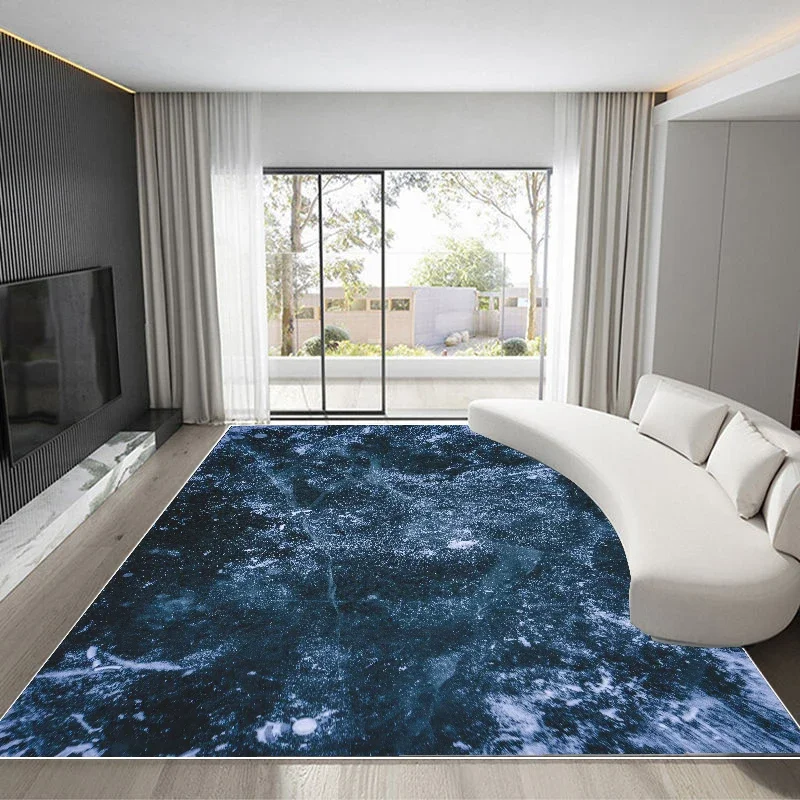 Luxury Black Marble Carpets for Living Room Sofa Side Gold Home Decoration Rug Non-slip Soft Bedroom Carpet Lounge Big Floor Mat 4