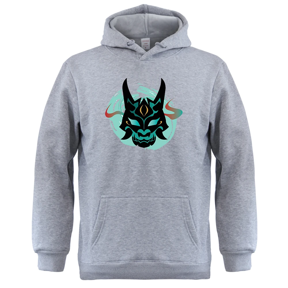 

Genshin Impact Graphics Hoodies Genshin XIAO Fans Vidio Game Sweatshirts Hoody Winter High Street Hoody Winter Pullover