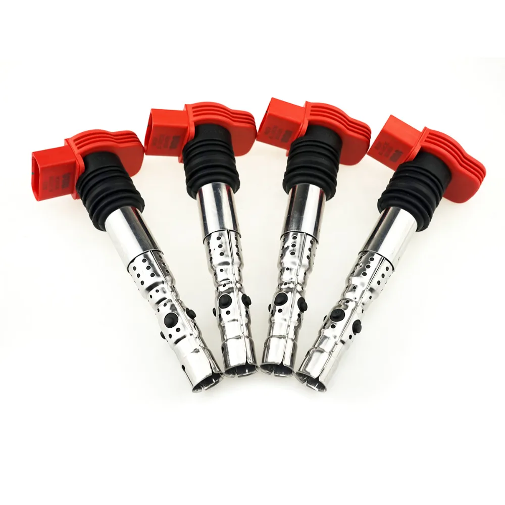 4x Ignition Coils For Audi A4(8E2 B6) 3.0 20002005 B7 20042008 A6 C5