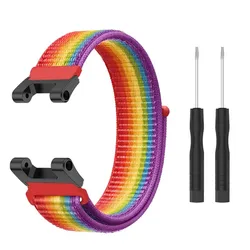 Premium Nylon Loop Strap - Durable Sports Bracelet - Amazfit T - Rex PRO (Color 7)