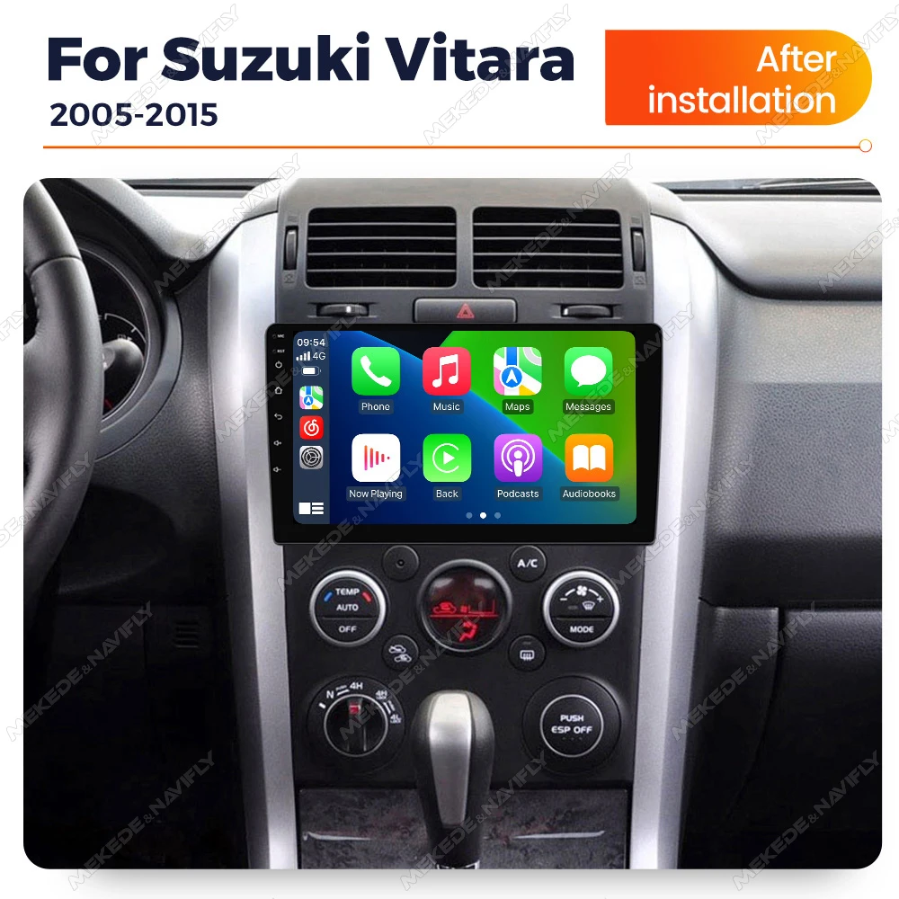 Car radio Android 14 For Suzuki Grand Vitara 3 2005-2010 2011-2015 Autoradio Multimedia Player GPS BT Carplay Android auto 9inch