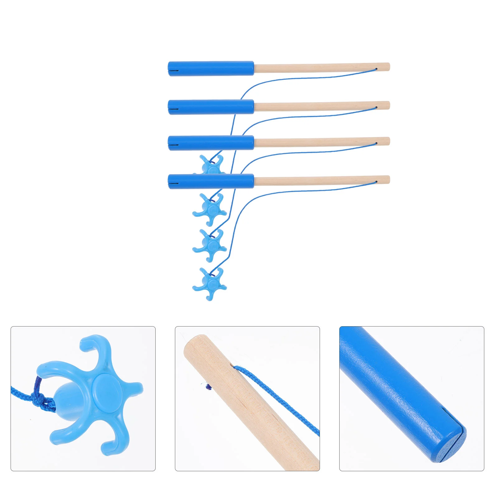 Рисунок 6 - деревянные магнитные удочки для