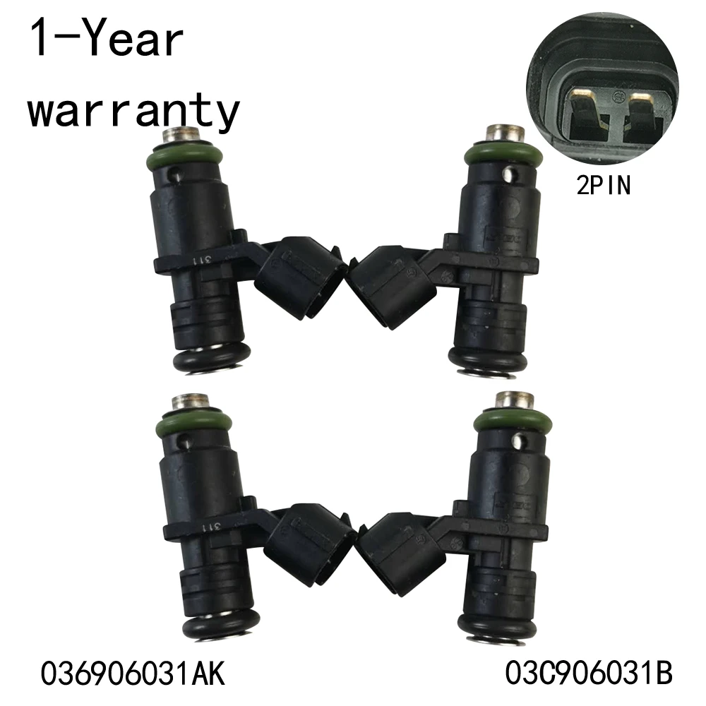 

4Pcs fuel spray nozzle For VW Polo 2011-2019 Skoda Fabia 2008-2015 036906031AK 03C906031B