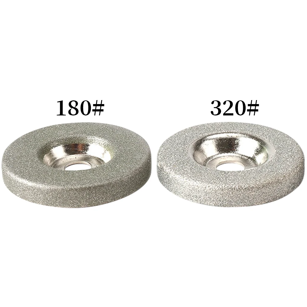 2 stücke Diamant Schleifen Rad Kreis Disc 50mm Für Elektrische Multifunktionale Spitzer Grinder Schärfen Zubehör 180/320 # – Detail 5