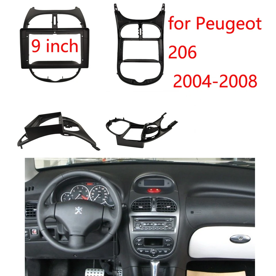 Cadre De Navigation 2 DIN Compatible Avec Suzuki Alto Pour