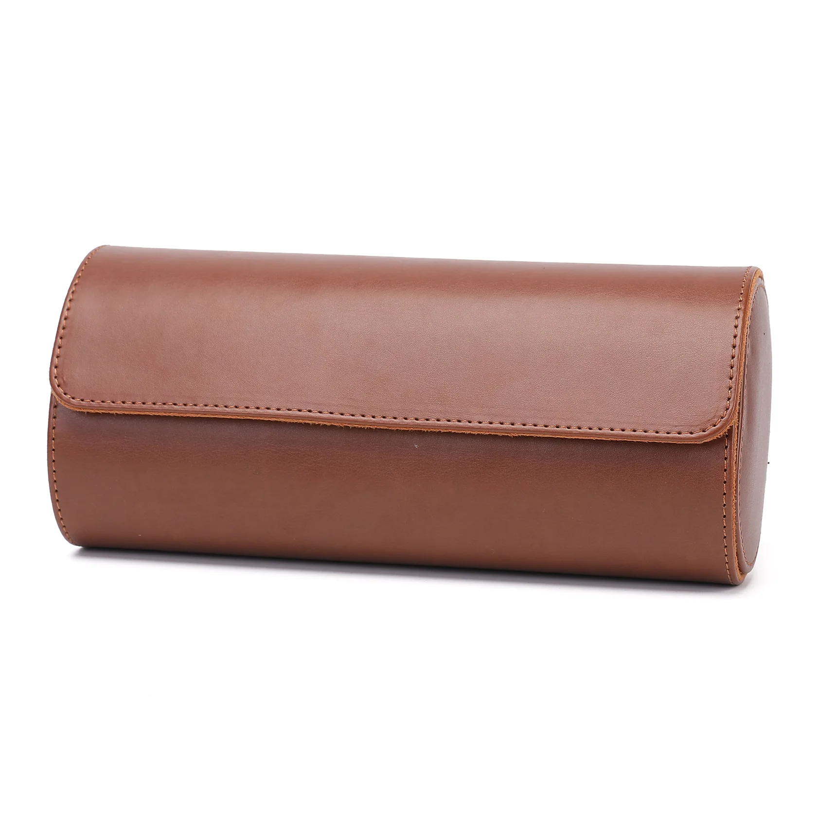 Leather Watch Box Embers 1 2 3 slots Luxury Genuine Watch Roll Storage Box Travel Case Gift Pouch