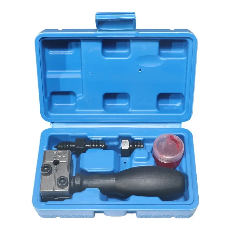 Professional Brake Line Flaring Tool Kit 45Degree Double Single Bubble Flare for 3/16 1/4 5/16 3/8 Inch Tubing Automotive Repair