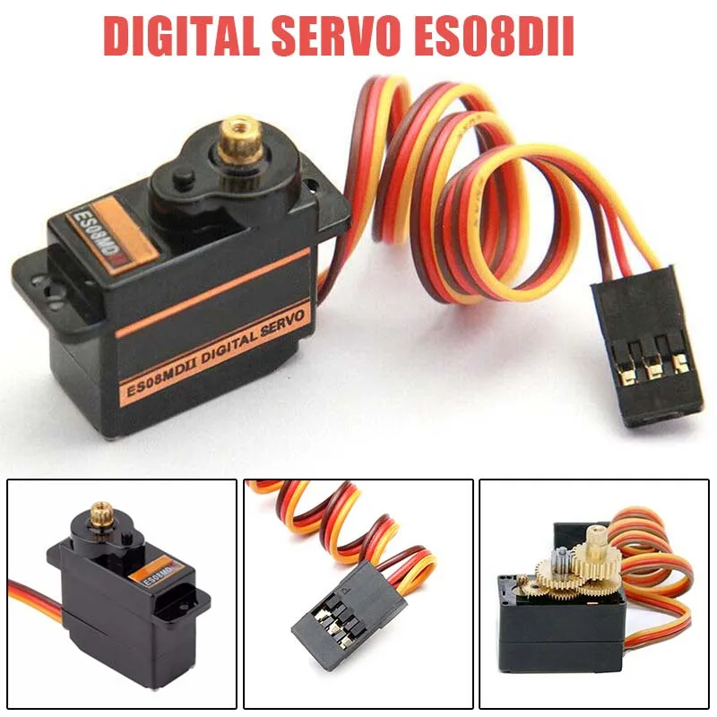 New Axial SCX24 Upgrade Micro Servo Digital Metal Gear Coreless EMAX ES08MDII