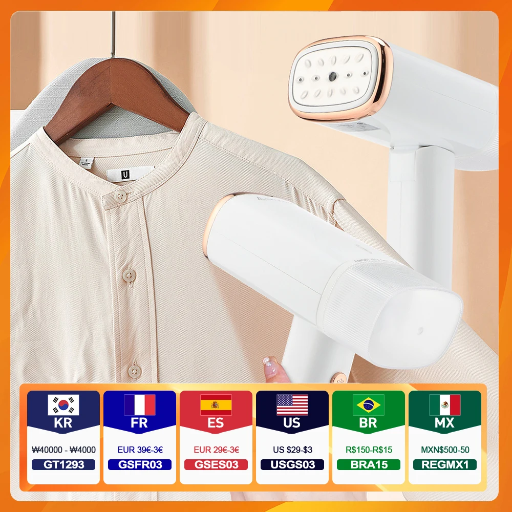 Portable Garment Steamers 130ml Handheld Fabric Steamer
